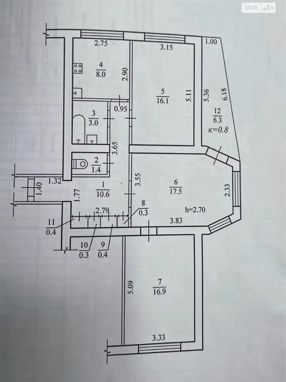 Продаж Квартира Табірний