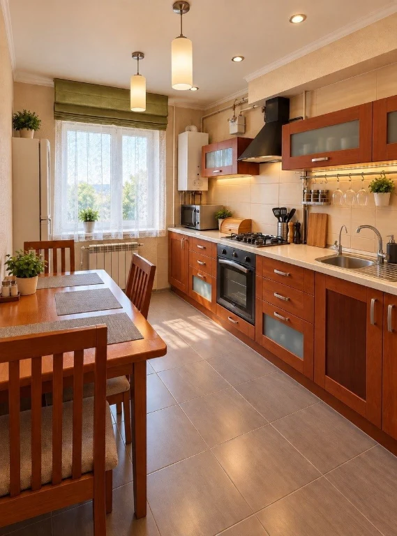 Sale of a spacious 4-bedroom apartment with autonomous heating
