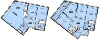 Penthouse for Sale: 170m2, Great Residence, 6 rooms, 2 floors, new