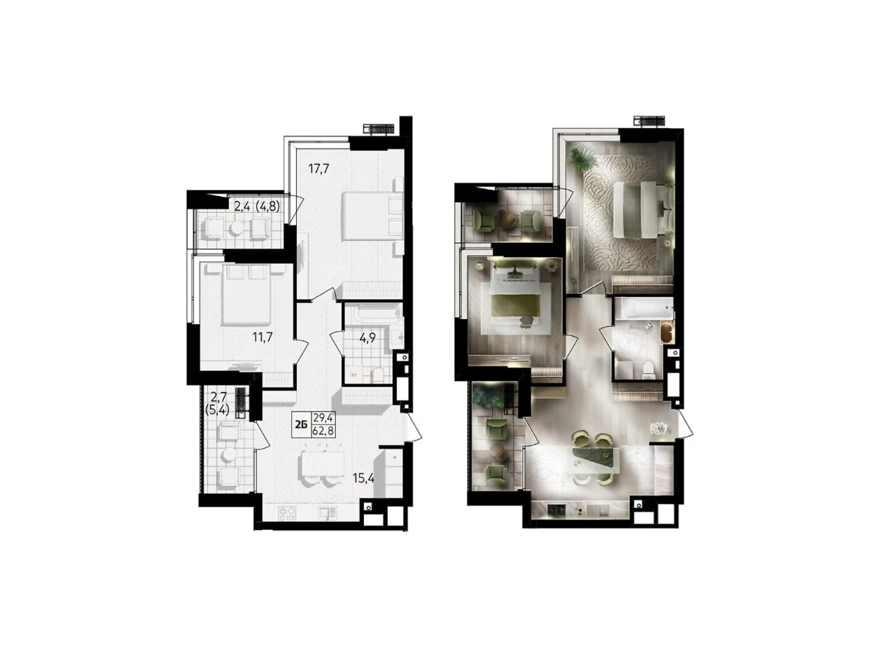 Apartment for Sale - Leninski