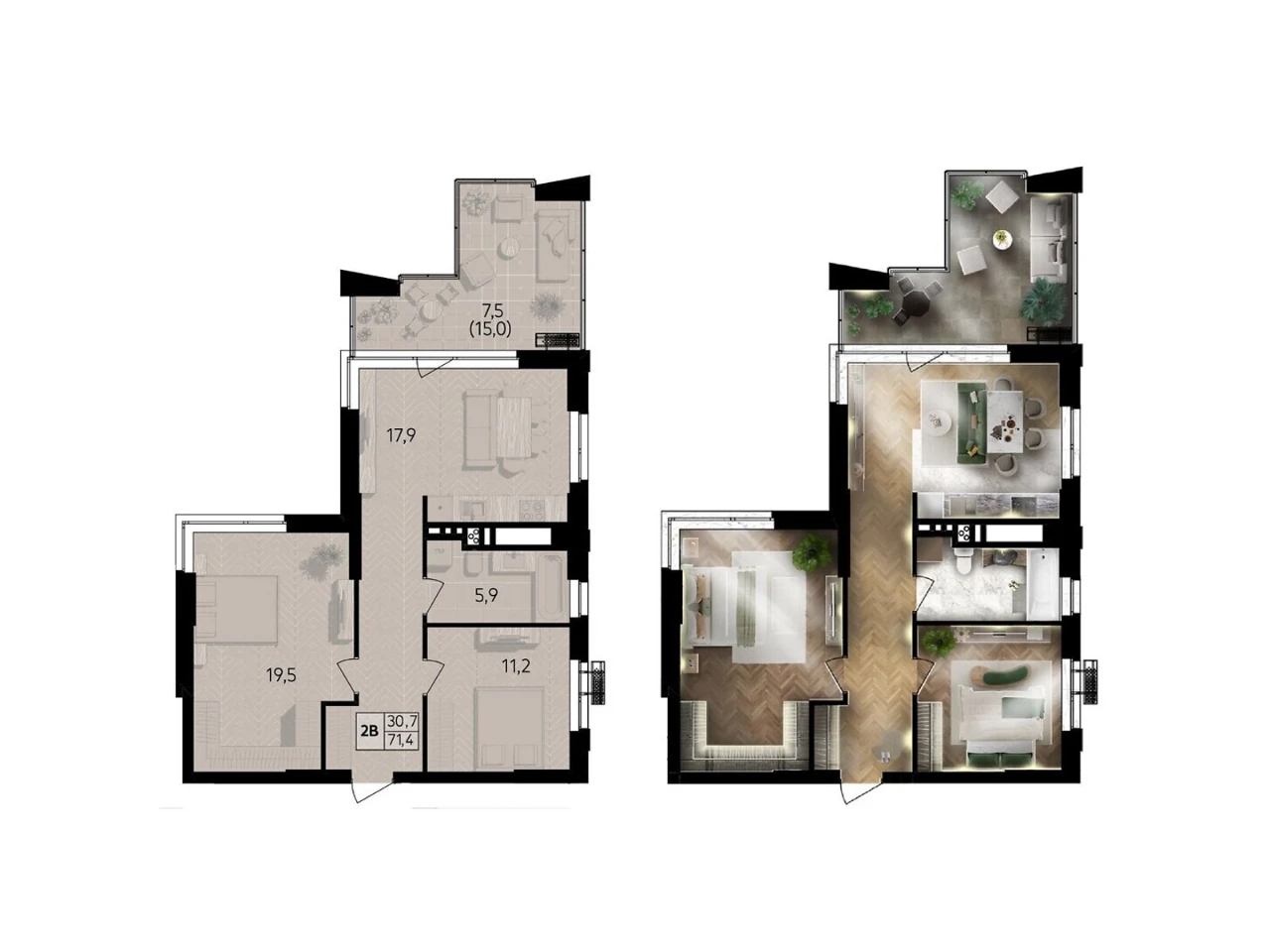 Apartment for Sale - Leninskiy