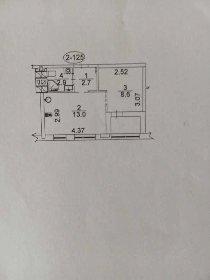 Продам двокімнатну квартиру (33 м²) у Києві, Шевченківський