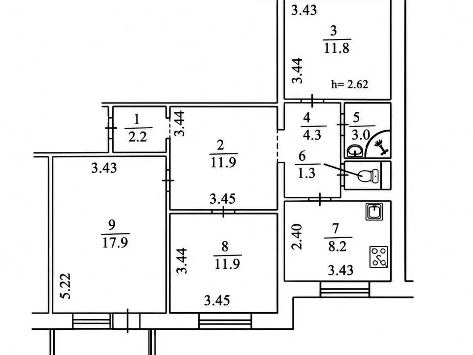 Apartment for sale. Akademika Yefremova Street, Kyiv