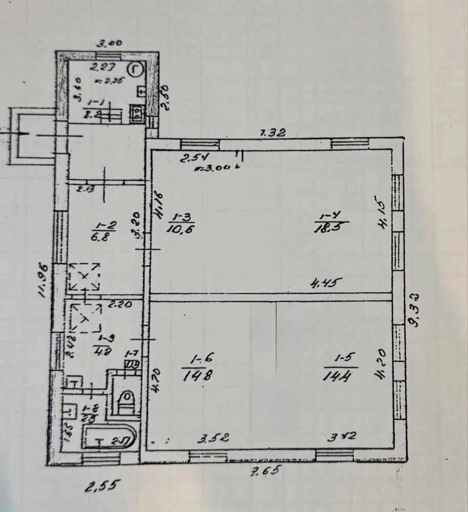 Sale of a one-story house 81.9 sq. m. in a prime location, Po