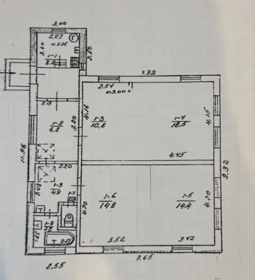 Sale of a one-story house 81.9 sq. m. in a prime location, Po