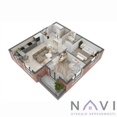 Sale of a 2-bedroom apartment | West Towers residential complex