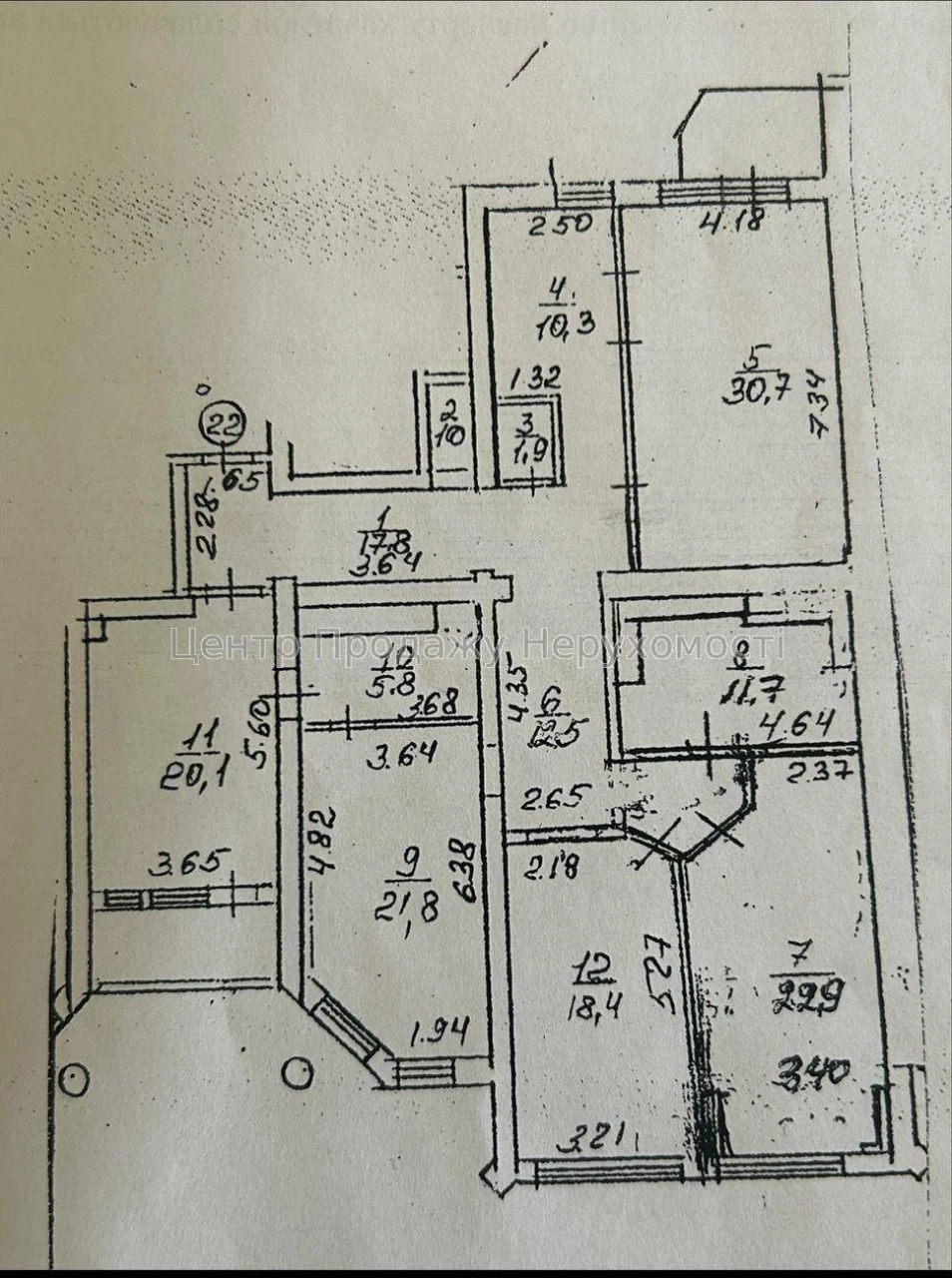 Продається 5-кімнатна квартира 180 м², Київ.