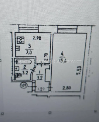 Продажа 1-комнатной квартиры 29 м², Киев, 3/5 этаж