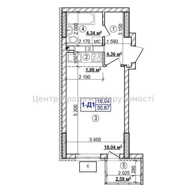 Продаж квартири в ЖК "Оберіг 2", Киев