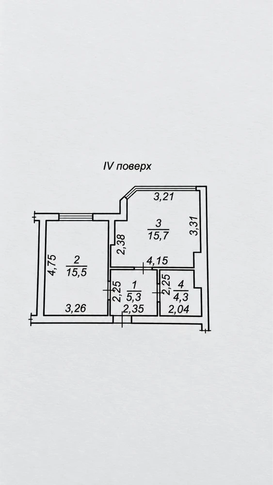 One-bedroom apartment 41 sq m, Levitan Street | Programs - storage room included
