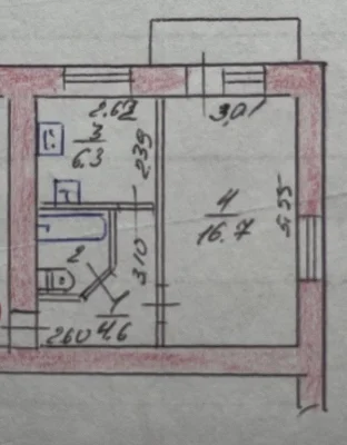 Apartment for Sale, Stalivariv, gas column