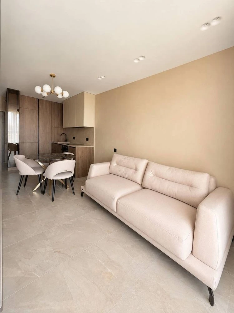 Sale of a 1-bedroom apartment in the Mont Blan residential complex with renovation (new building, N