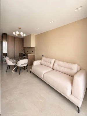 Sale of a 1-bedroom apartment in the Mont Blan residential complex with renovation (new building, N