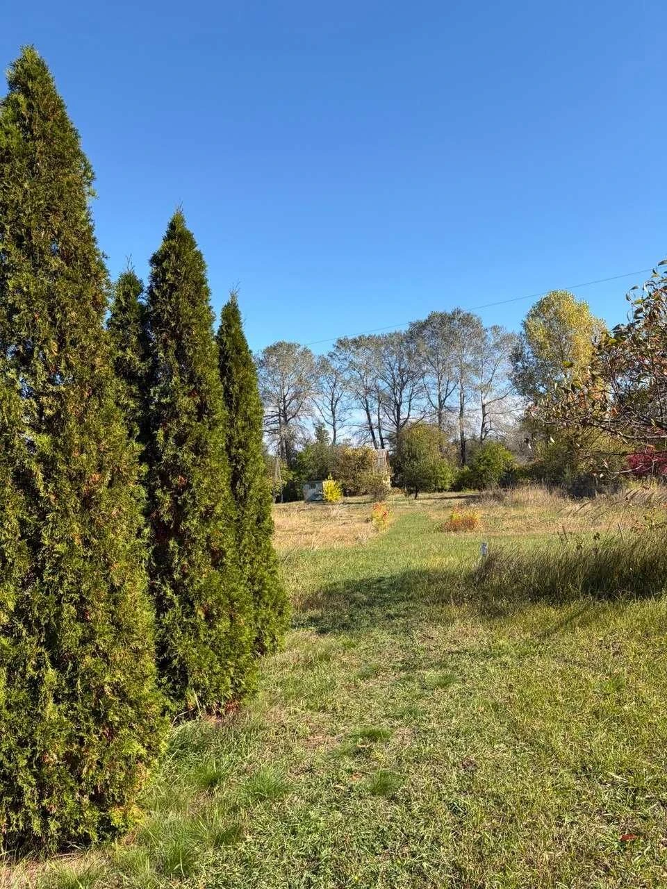 Vacant lot with house