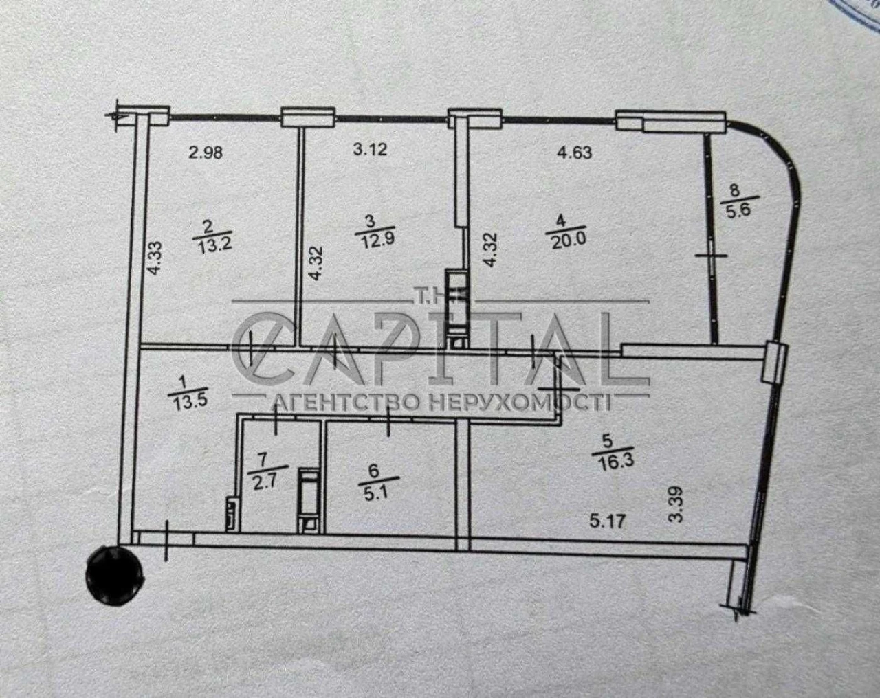 Продаж 4-кімнатна квартира 89 м2 в ЖК "Great, Дарницький район"