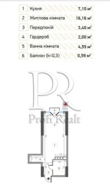 Продаж 1 кімн. квартири ЖК Victory V/Берестейський проспект/