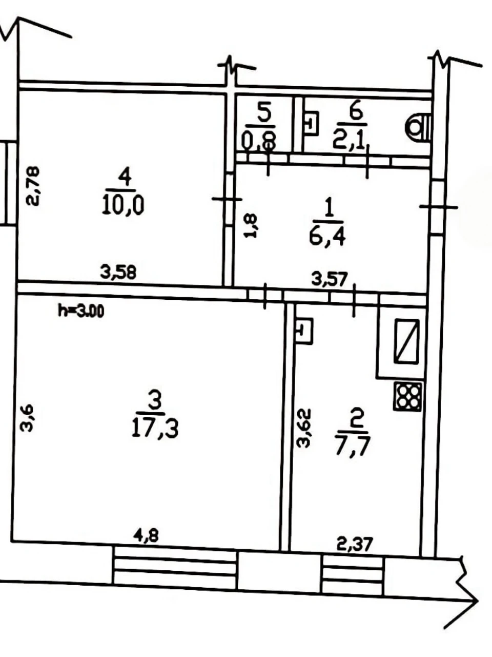 Apartment for Sale in Shatilivka