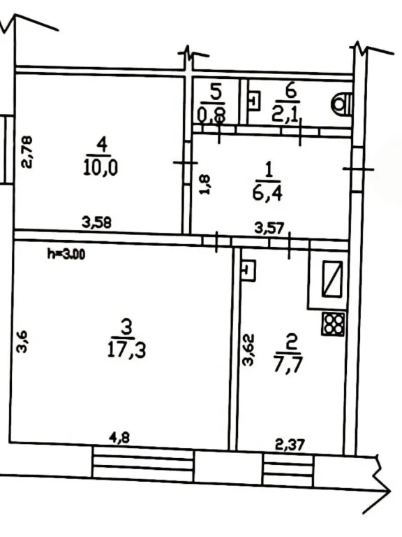 Apartment for Sale in Shatilivka