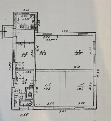 Sale of a one-story house 81.9 sq.m. in a prime location, in Podil.