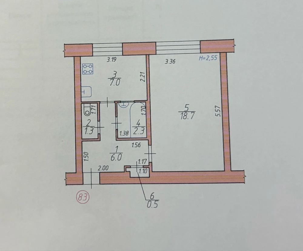One-bedroom apartment