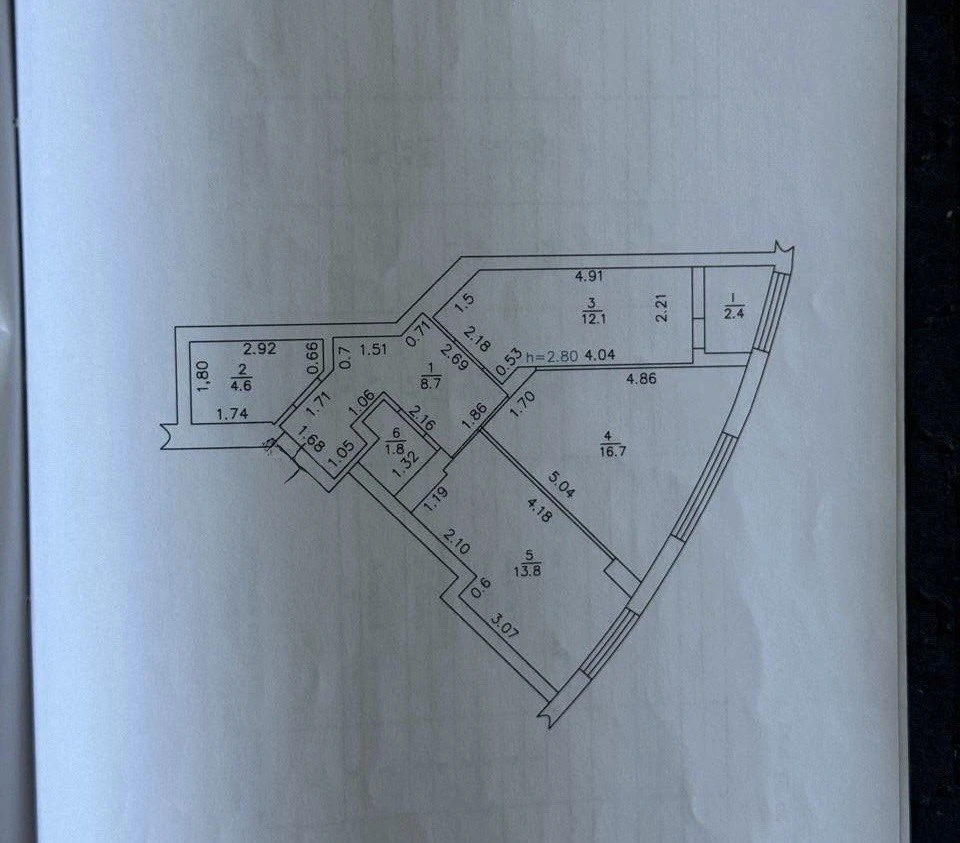 Sale of 2-room apartment in the "Parus City" complex in Lviv