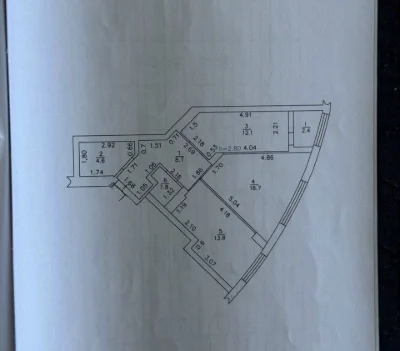 Sale of 2-room apartment in the "Parus City" complex in Lviv