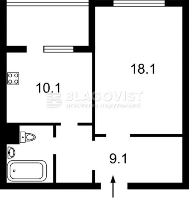 Apartment for sale at Myloslavska Street, 32/51a