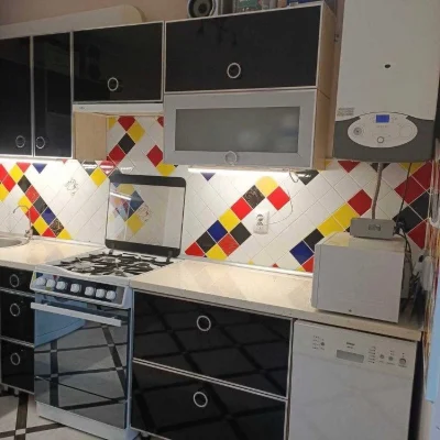 I am selling a 2-room apartment with European renovation in a residential condition. Brick building