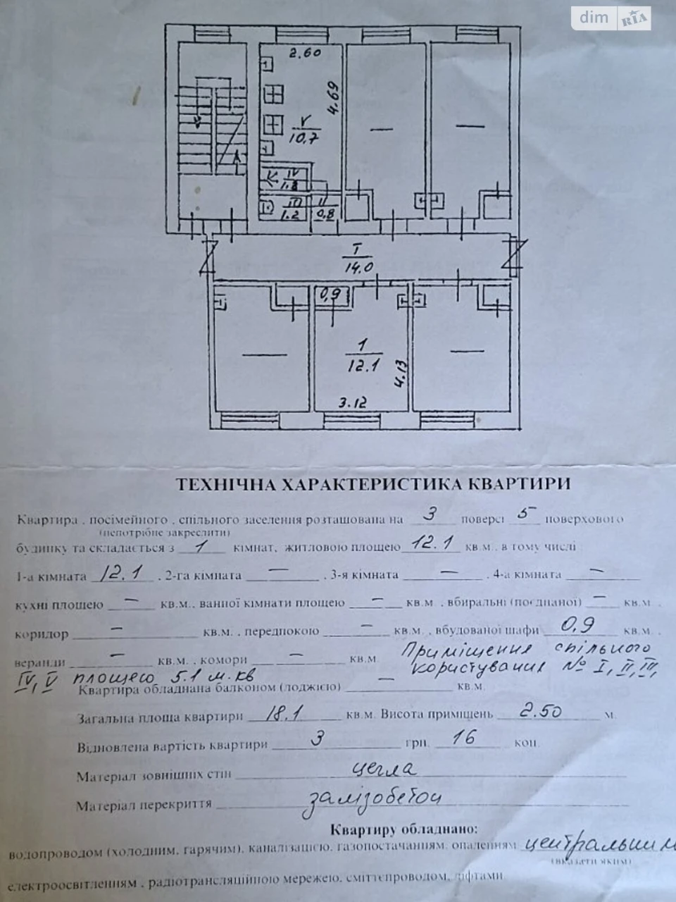 Sale of Room in Klepariv
