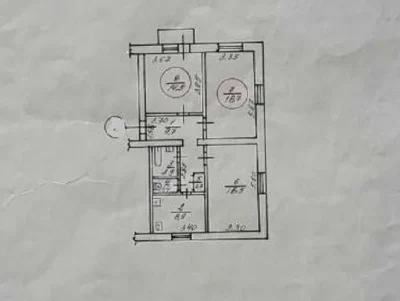 Продаж. 2 великі кімнати (49 м²) зі стелями 3м! вул. Біологі
