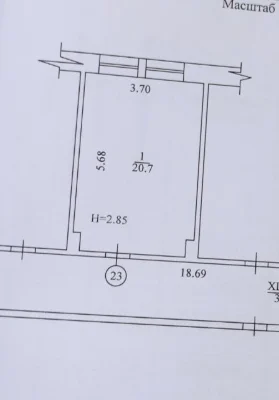Продам гостинку  с ремонтом район ТЦ МЭТРО
