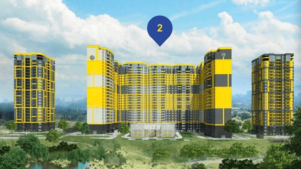 For sale in the residential complex "Medovy-1" a three-room apartment of 80 sq. m.