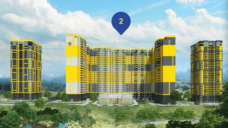 For sale in the residential complex "Medovy-1" a three-room apartment of 80 sq. m.