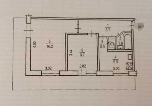 Продаж кімнати в 2-кімнатній квартирі, поруч зі станцією метро "Оболонь"