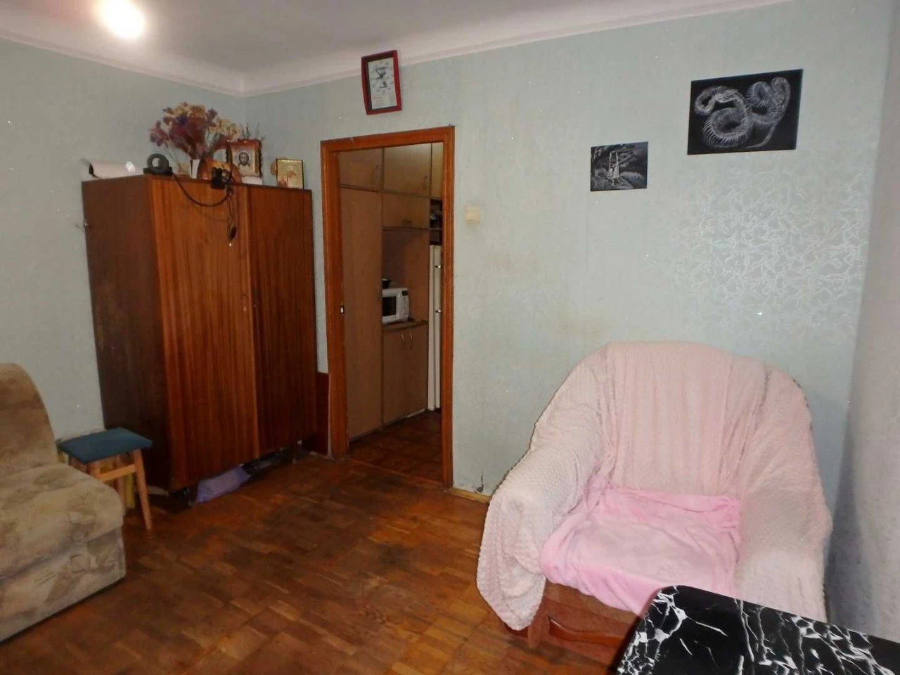 Room with bathroom and toilet in a 4-room apartment, Sobornosti Avenue 5A (Union Avenue)