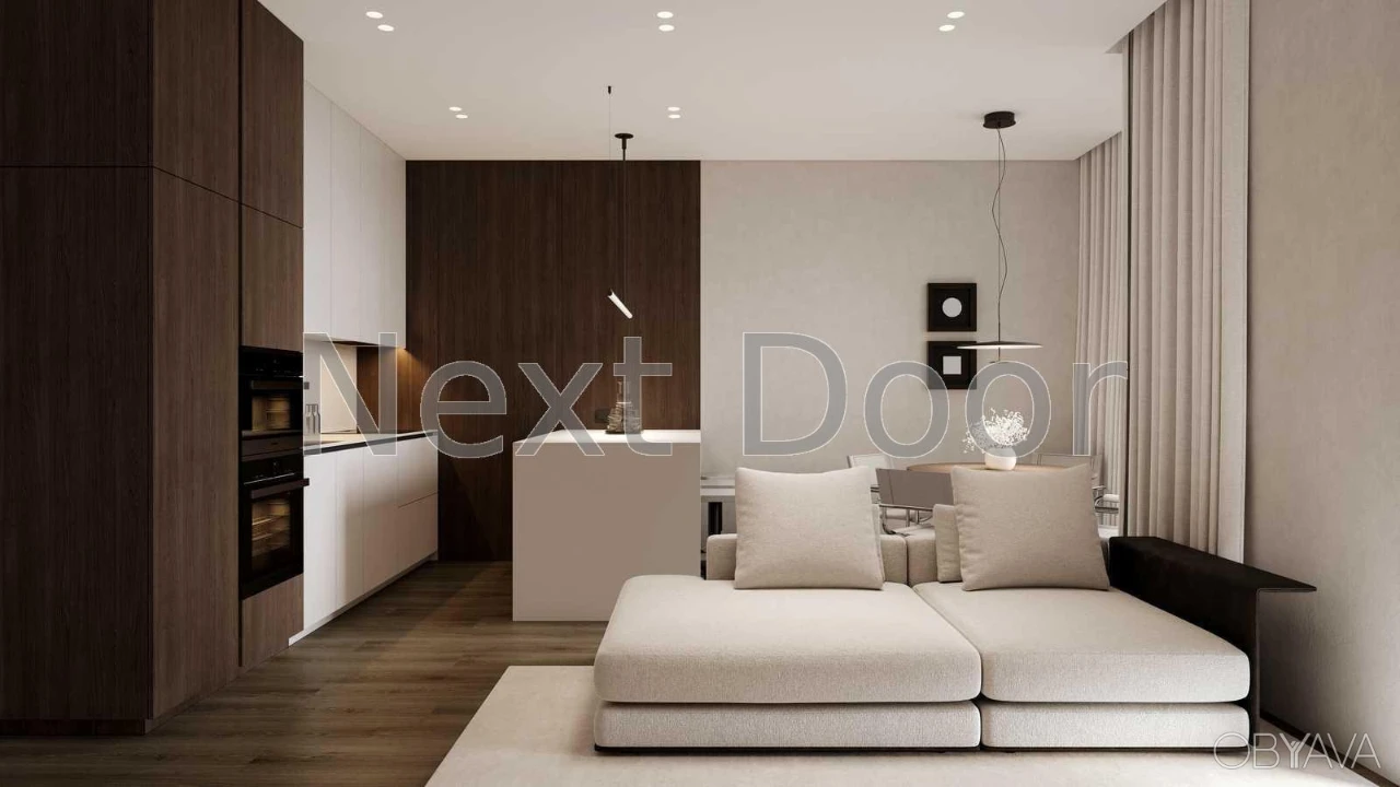 1-комнатная квартира, 57 м.кв.