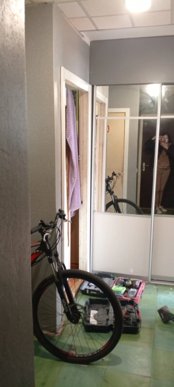 Room in a two-bedroom apartment.