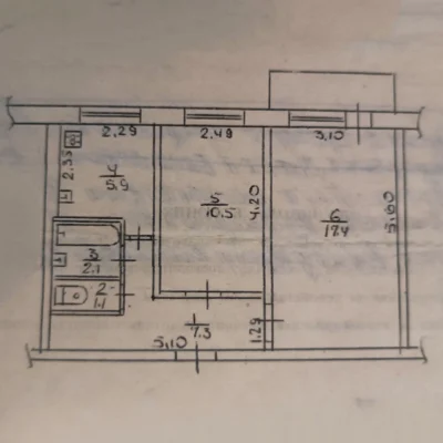 Urgent Sale!! Part of a 2-room apartment.