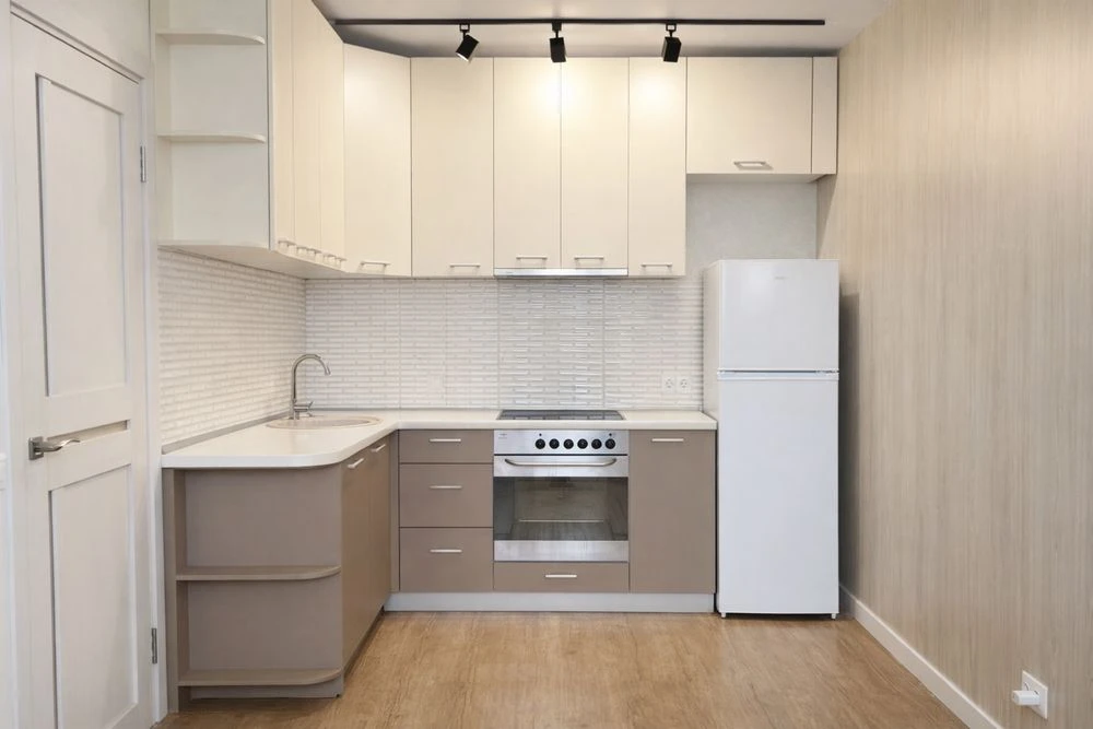 A 41 m² European-style two-room apartment with a view in a newly built building with a generator