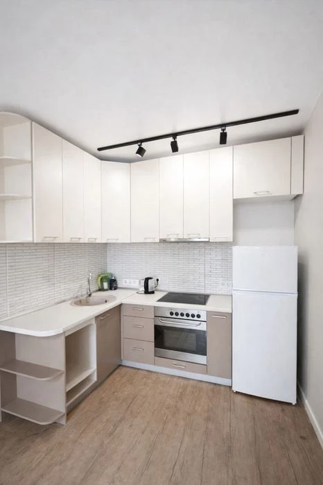 A 41 m² European-style two-room apartment with a view in a newly built building with a generator