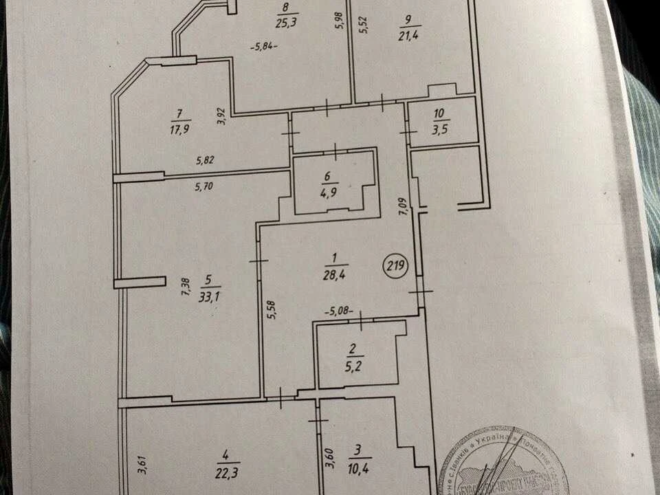 Apartment. V'yacheslava Chornovola Street, Brovary