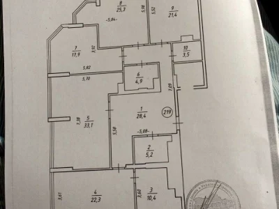 Apartment. V'yacheslava Chornovola Street, Brovary