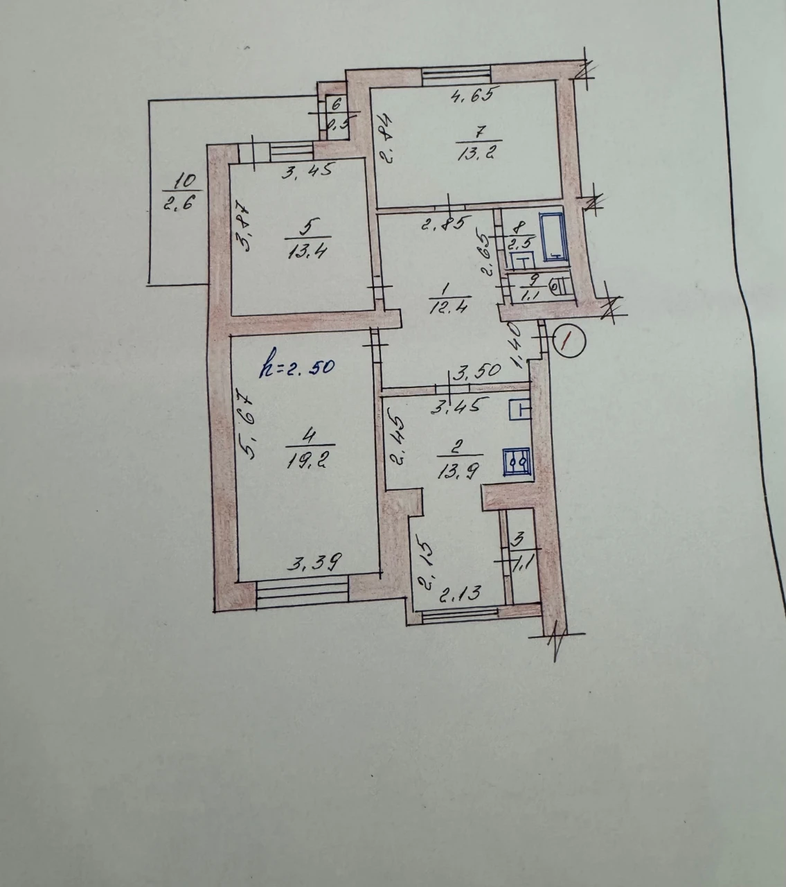Продам 3 кім. Квартиру з індивідуальним опаленням