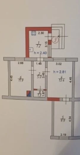 Продам 3 кімнатну квартиру