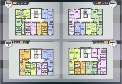 3-room apartment in a new building (sale possible under state program)