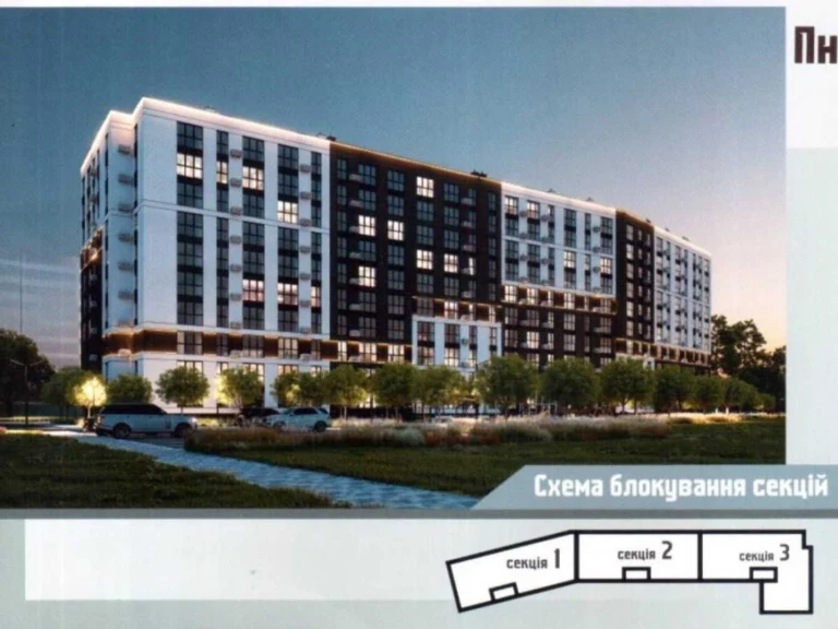 2-room apartment in the Pearl residential complex