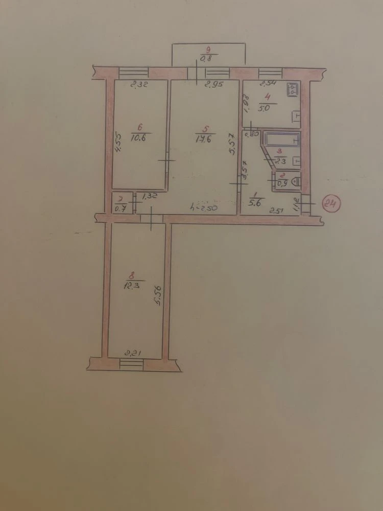 3 room apartment for sale