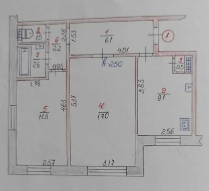 Продается 2-комнатная квартира с ремонтом в районе Силмаш