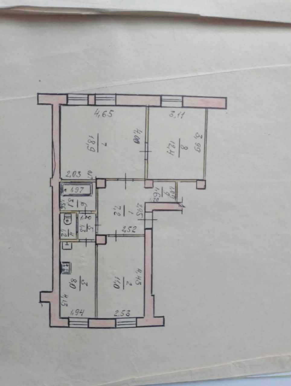 For sale, spacious 3-bedroom apartment!
