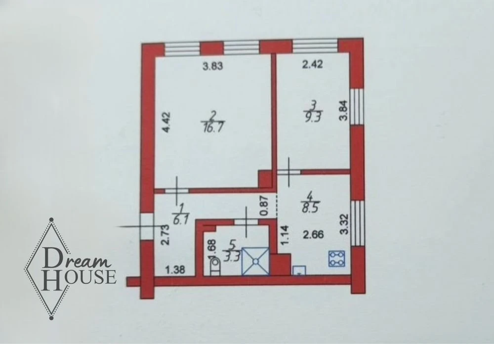 Sale of a 2-room apartment